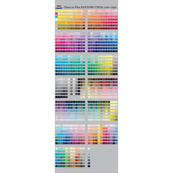 CMYK Pantone Chart Thumbnail
